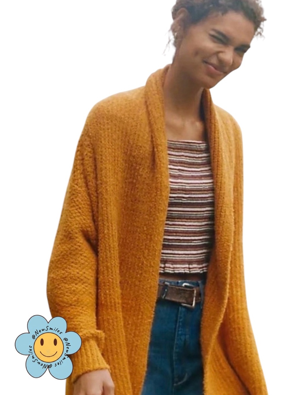 ANTHROPOLOGIE ~ Sleeping on Snow ~ Cardigan ~ Mustard Yellow